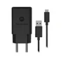 Carregador de Tomada  com cabo micro USB, Motorola 1 Porta, Turbo Power, Preto - Sjsc57ws1
