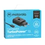 Carregador de Tomada  com cabo micro USB, Motorola 1 Porta, Turbo Power, Preto - Sjsc57ws1