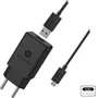 Carregador de Tomada  com cabo micro USB, Motorola 1 Porta, Turbo Power, Preto - Sjsc57ws1