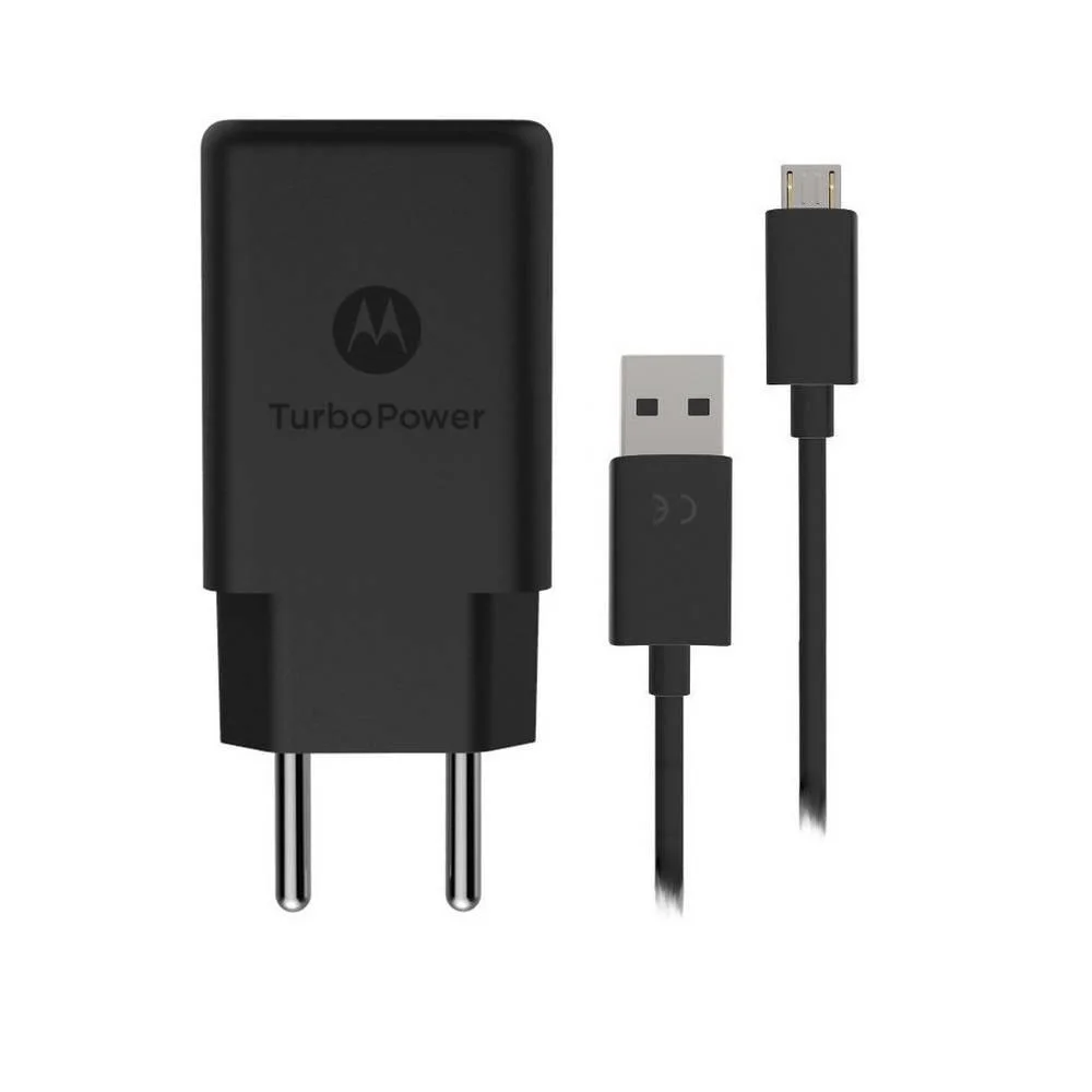 Carregador de Tomada com cabo micro USB, Motorola 1 Porta, Turbo Power, Preto - Sjsc57ws1 Carregador de Tomada com cabo micro USB, Motorola 1 Porta, Turbo Power, Preto - Sjsc57ws1