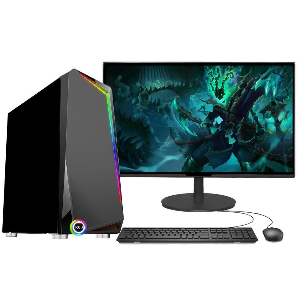 Cpu Gamer Completo Core I7 16gb Ssd 960gb Vga 2gb Monitor 19