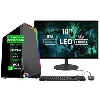 Pc Gamer Completo I5/8gb/hd1tb/vídeo2gb/monitor E Kit Gamer