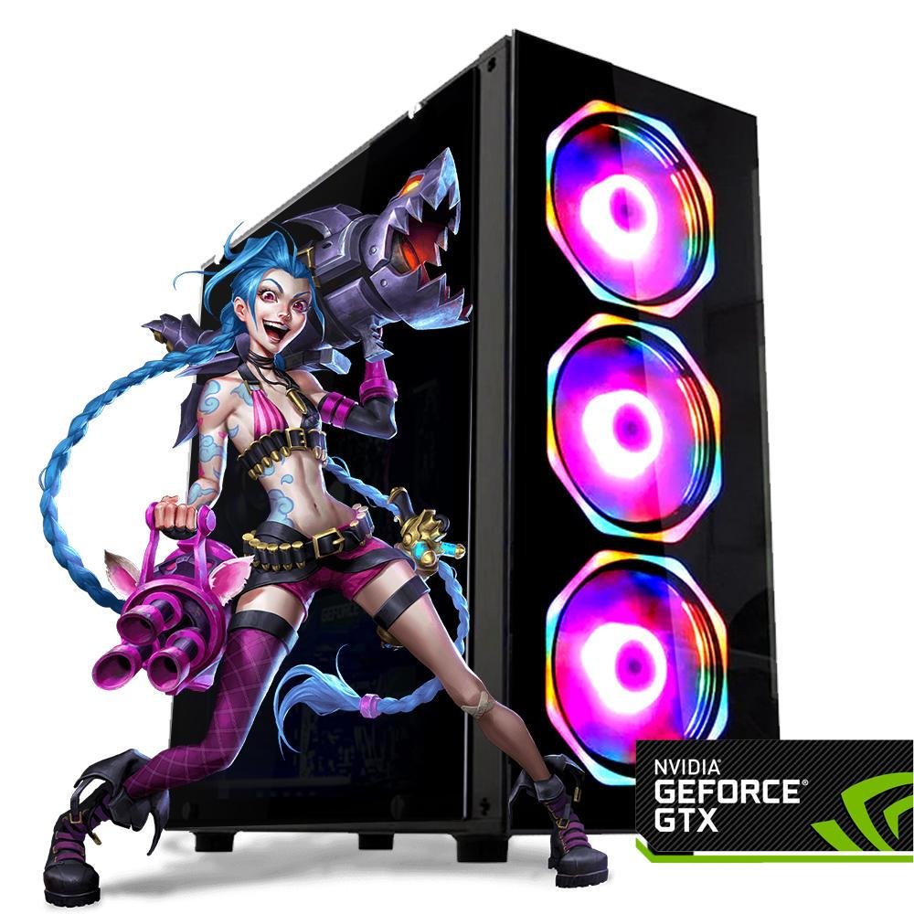 Imagem 2 de 5 do produto Pc Gamer Fácil, Intel Core I5, 3a Geração, 16GB, Geforce Gtx 1050ti 4GB, HD 1TB, Fonte 500w.