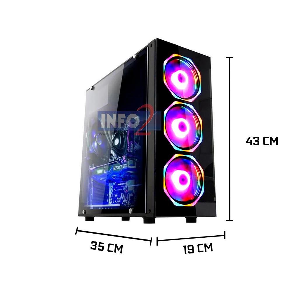 Imagem 5 de 5 do produto Pc Gamer Fácil, Intel Core I5, 3a Geração, 16GB, Geforce Gtx 1050ti 4GB, HD 1TB, Fonte 500w.