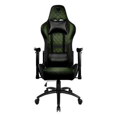 Marca Cougar Modelo 3MAOGNXB.0001 Design de padrão de verificação de diamante Sim Superfície Couro de PVC respirável Direções de descanso de braço 2D