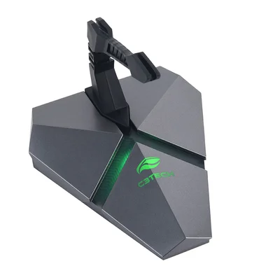 Mouse Bungee C3tech USB Com HUB MB-200SI Preto