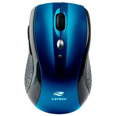 Mouse C3Tech M-W012BL Wireless 1600 DPI 2.4GHz Azul