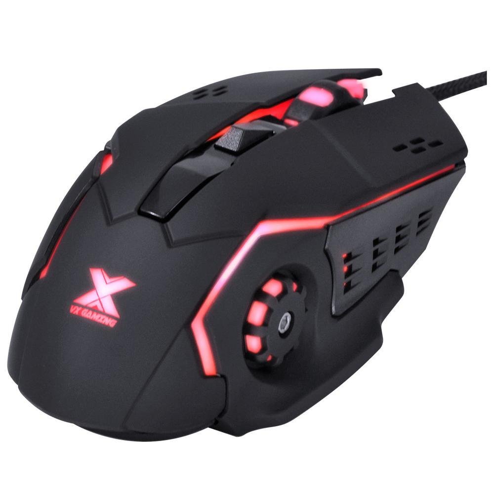 Imagem 2 de 5 do produto Mouse Gamer Vx Gaming Galatica 2400 Dpi Led Vermelho