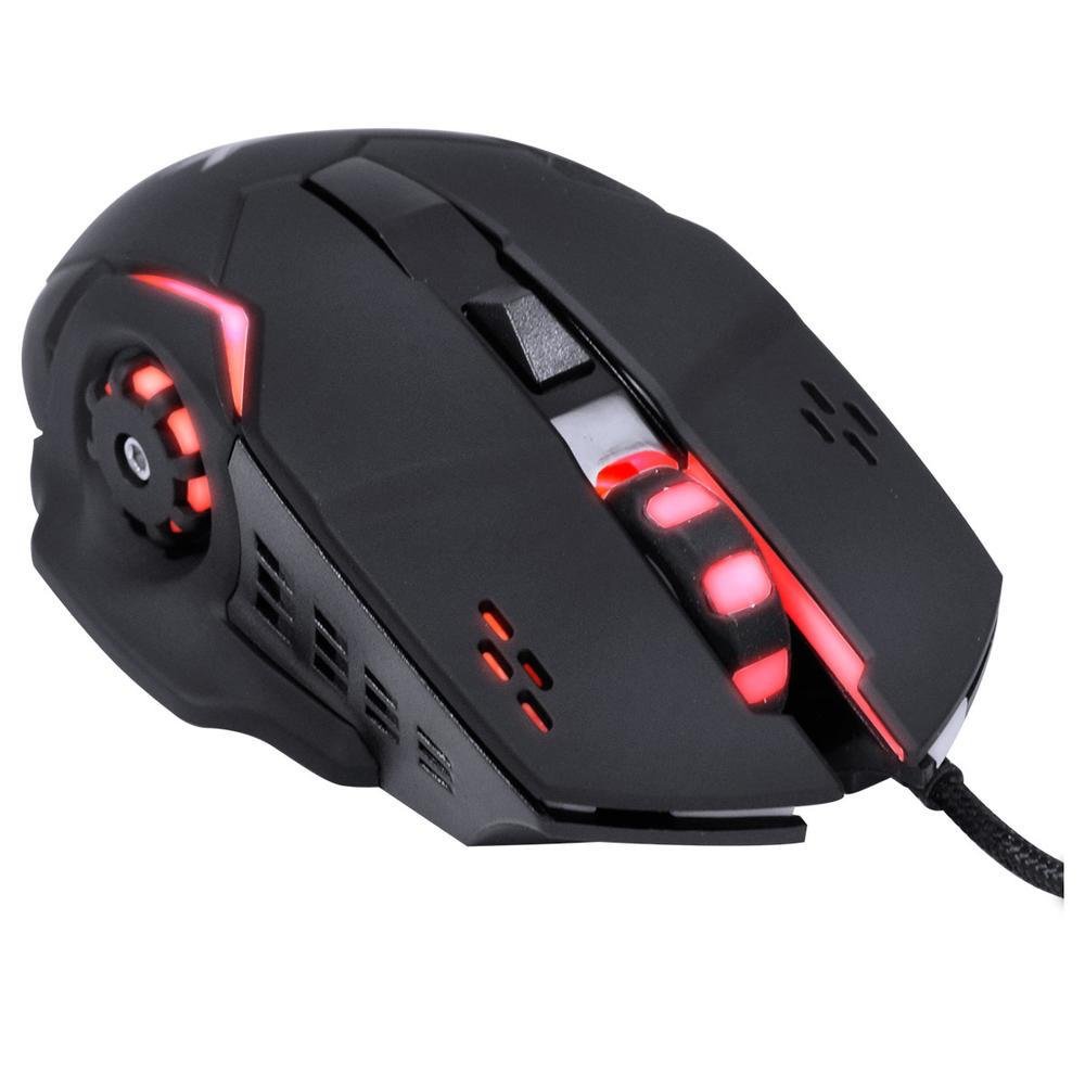 Imagem 3 de 5 do produto Mouse Gamer Vx Gaming Galatica 2400 Dpi Led Vermelho