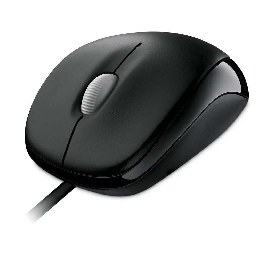 mouse LM-R5X08SHG5ZA ブラック 〔Windows 10〕 Mouse Microsoft Compact Wired 500 USB Preto KaBuM