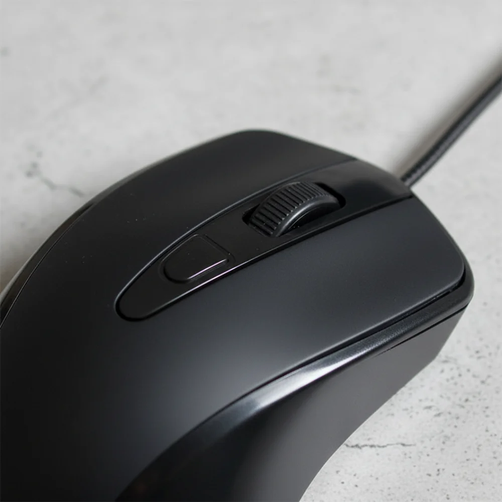 Imagem 3 de 5 do produto Mouse K-mex Optico, USB, 1000 DPI, Cabo 1.10M, Preto - MO-D433