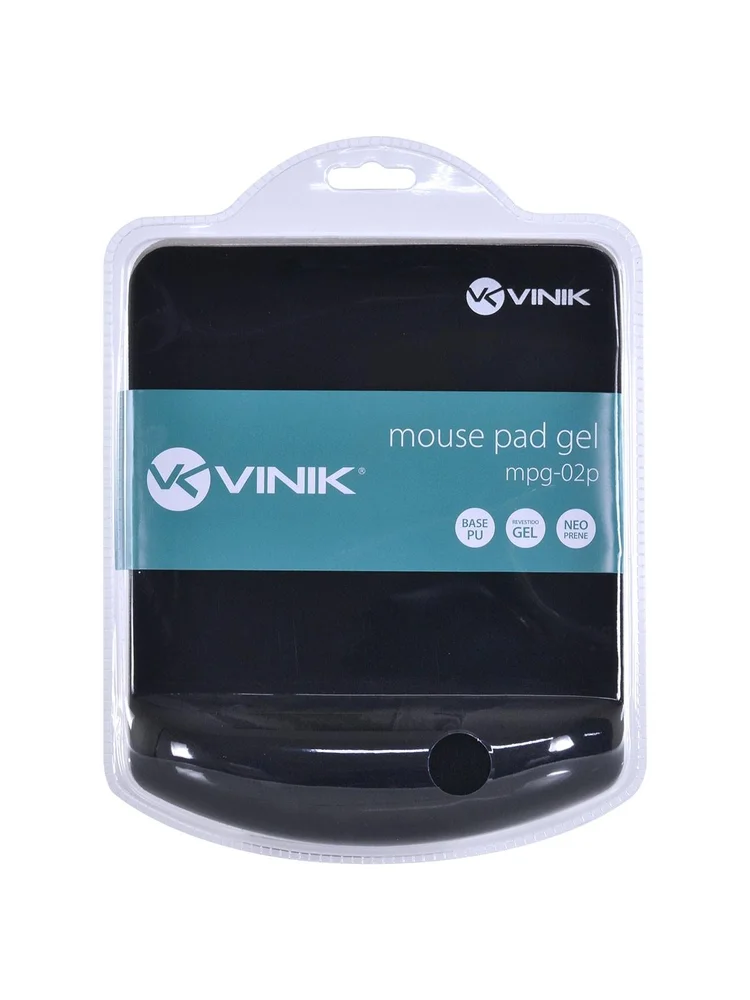Imagem 3 de 5 do produto Mouse Pad Com Apoio De Pulso Em Gel Mpg-02p Preto (29353)