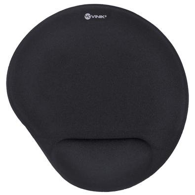 Mouse pad ergonômico, com apoio para o pulso feito em gel, possibilita uma melhor utilização do mouse reduzindo o esforço realizado pelo braço. Materi