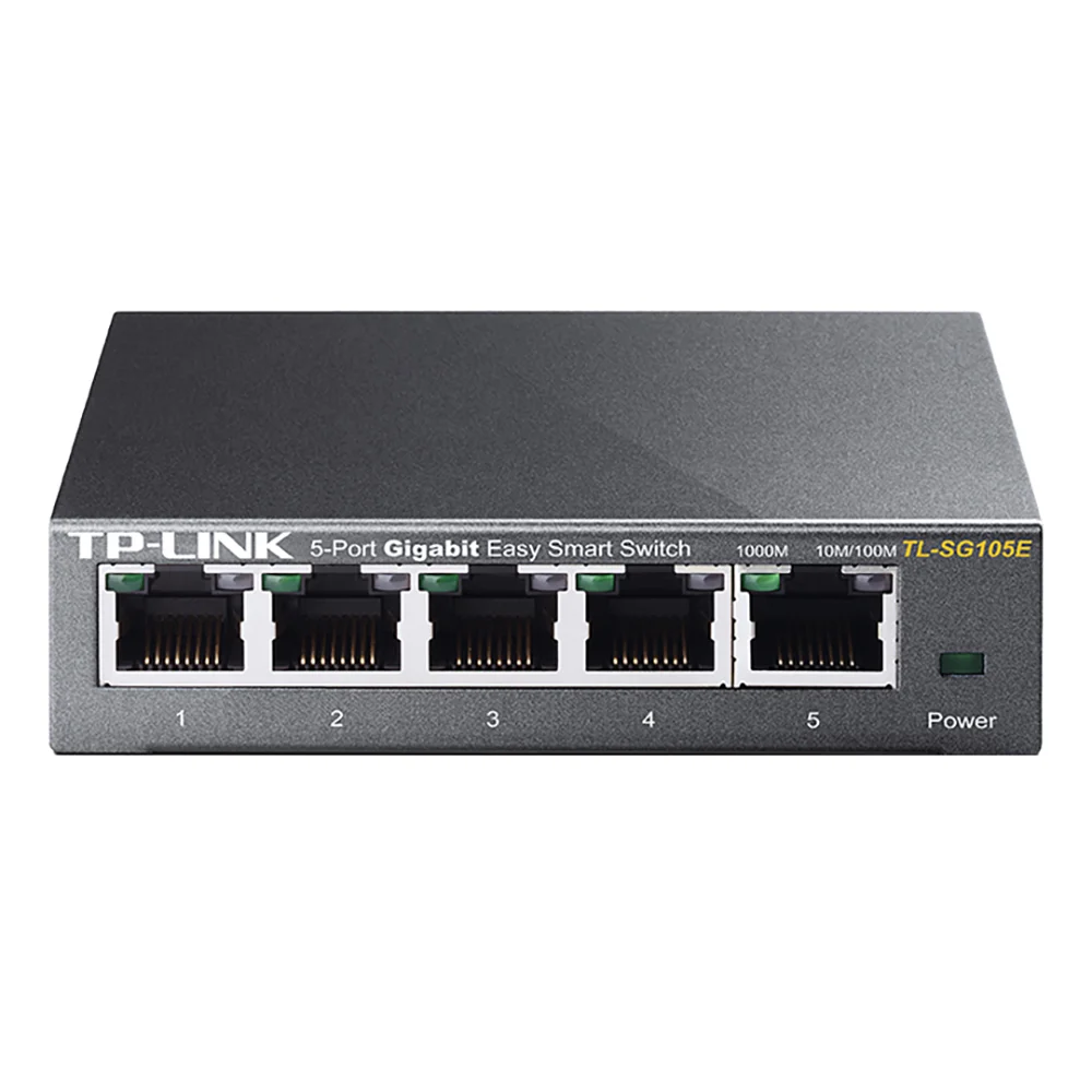 Switch TP-Link 5 Portas, Easy Smart Gigabit - TL-SG105E
