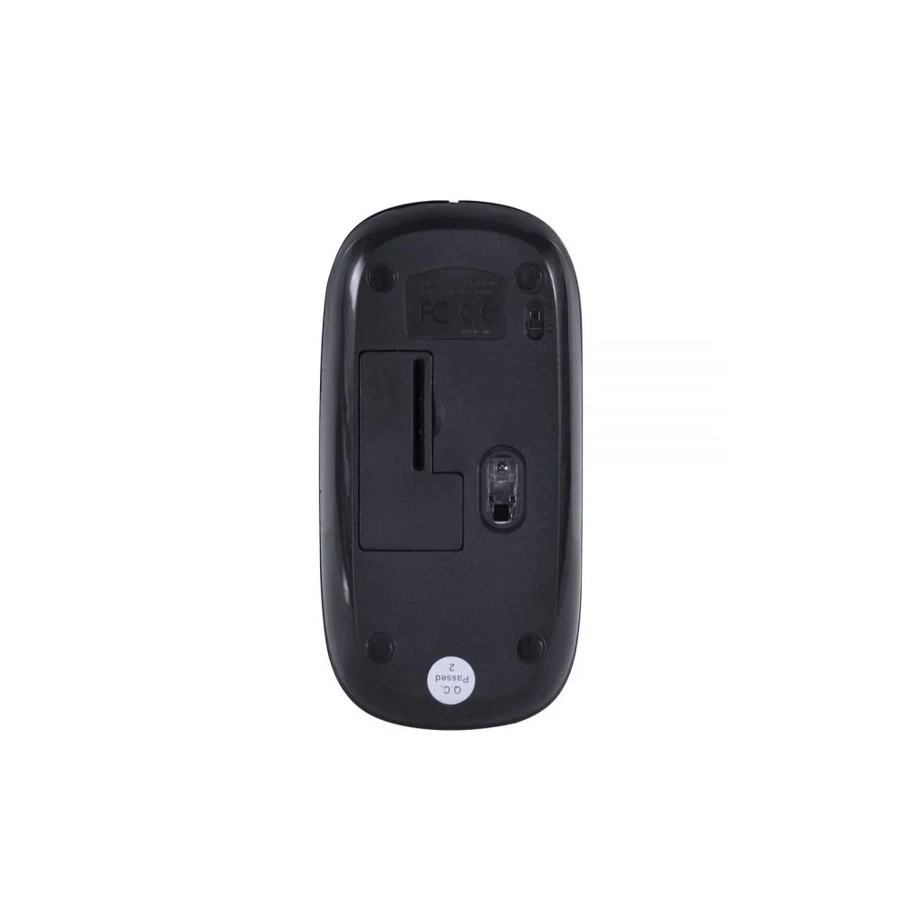 Imagem 3 de 5 do produto Mouse Wireless Vinik Dynamic Flat Dm100 2.4ghz 1200 Dpi - Preto