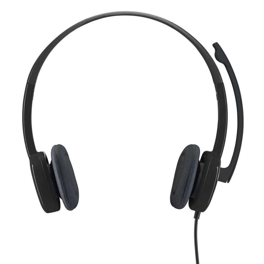 Imagem 2 de 5 do produto Headset Logitech Stereo, com Fio, Analógico, 3.5mm, Preto - H151