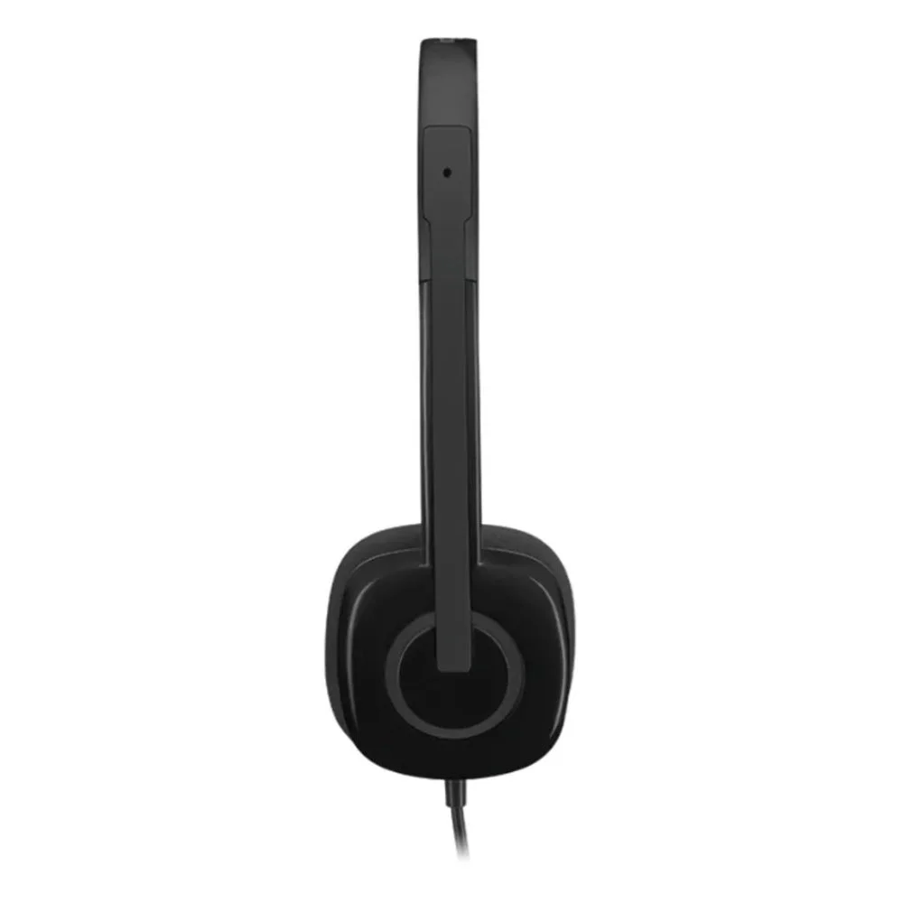 Imagem 5 de 5 do produto Headset Logitech Stereo, com Fio, Analógico, 3.5mm, Preto - H151