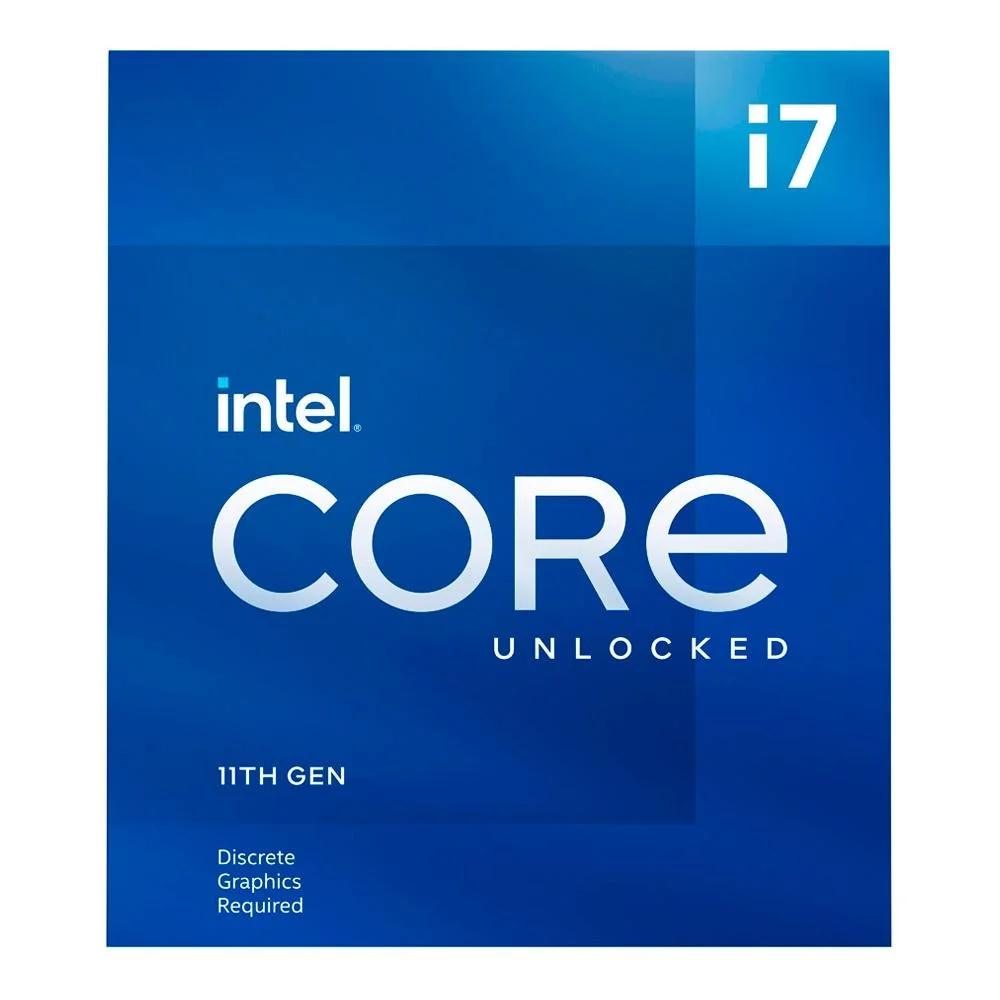 Imagem 3 de 5 do produto Processador Intel Core I7-11700KF 11ª Geração, 3.6GHz (4.9GHz Turbo), Cache 16MB, LGA 1200 - BX8070811700KF