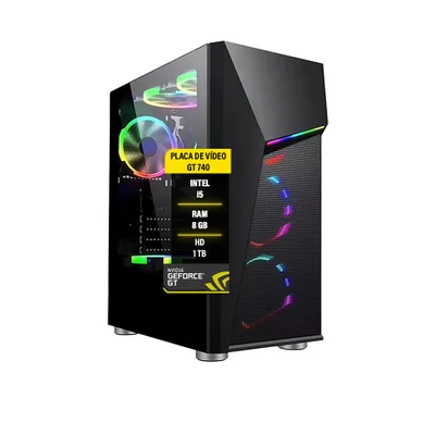 PC Gamer i5 Gt 740 SSD120 Hd 1TB Memória 8GB