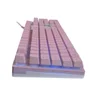 Teclado Gamer Oex USB Semi Mecânico Prismatic Com Led Multicolor  Pink - Tc205