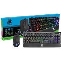 O combo que você precisava para deixar seu setup ainda mais completo, mouse com função macro e DPI ajustável que vai de 800 a 3200, teclado com o excl