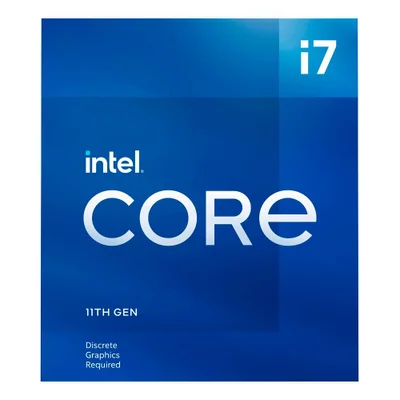 CPU Intel corei7 11700 Processador Intel Core i7-11700F, LGA 1200, Cache 16Mb, 2.50GHz