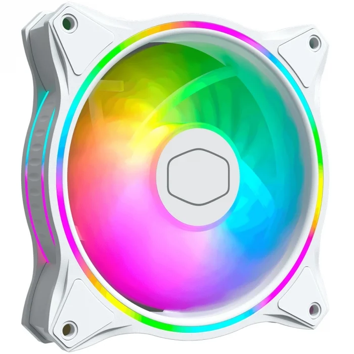 Cooler FAN Cooler Master MF120 Halo, ARGB, White Edition, Loop Duplo - MFL-B2DW-18NPA 4