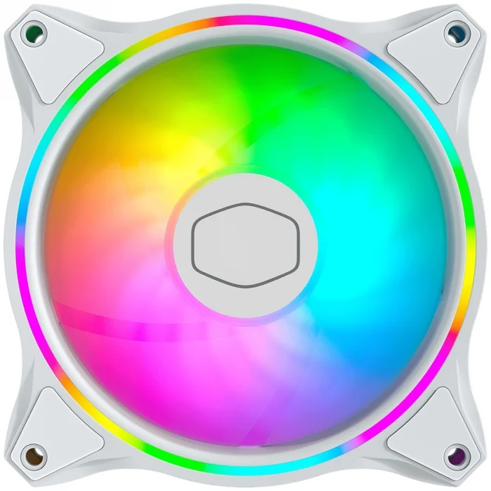 Cooler FAN Cooler Master MF120 Halo, ARGB, White Edition, Loop Duplo - MFL-B2DW-18NPA 6