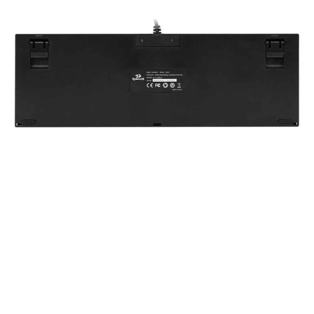 Imagem 4 de 5 do produto Teclado Mecânico Gamer Redragon Kumara K552-2, RGB, Switch Black, Pt, ABNT2, Vermelho