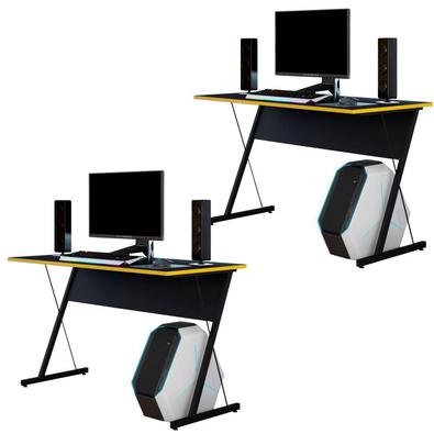 Descrição do produto: Quem é apaixonado por games sonha em ter aquele ambiente temático e com a sua personalidade. Para ajudar nessa tarefa, a mesa Ko
