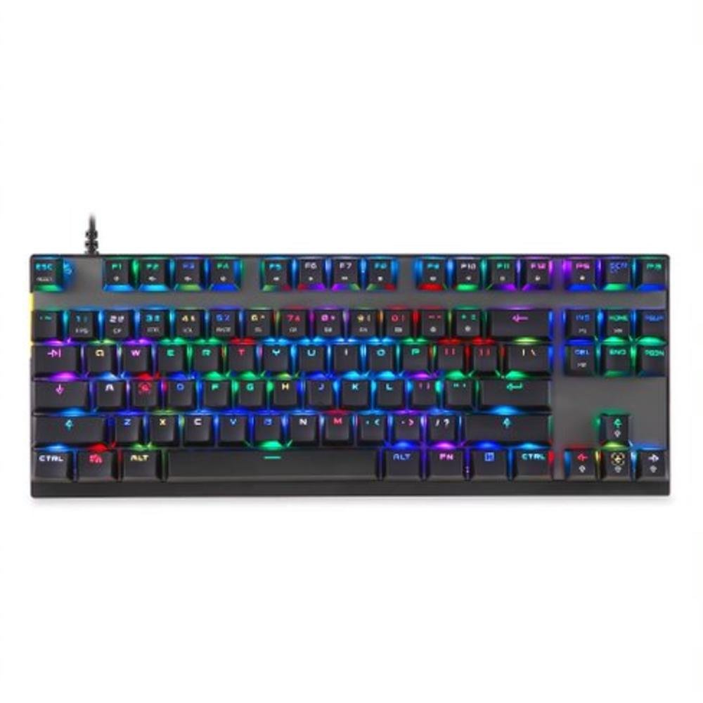 Kee PC Teclado Mecanico Motospeed GK82 Rosa Wireless Switch Azul Led