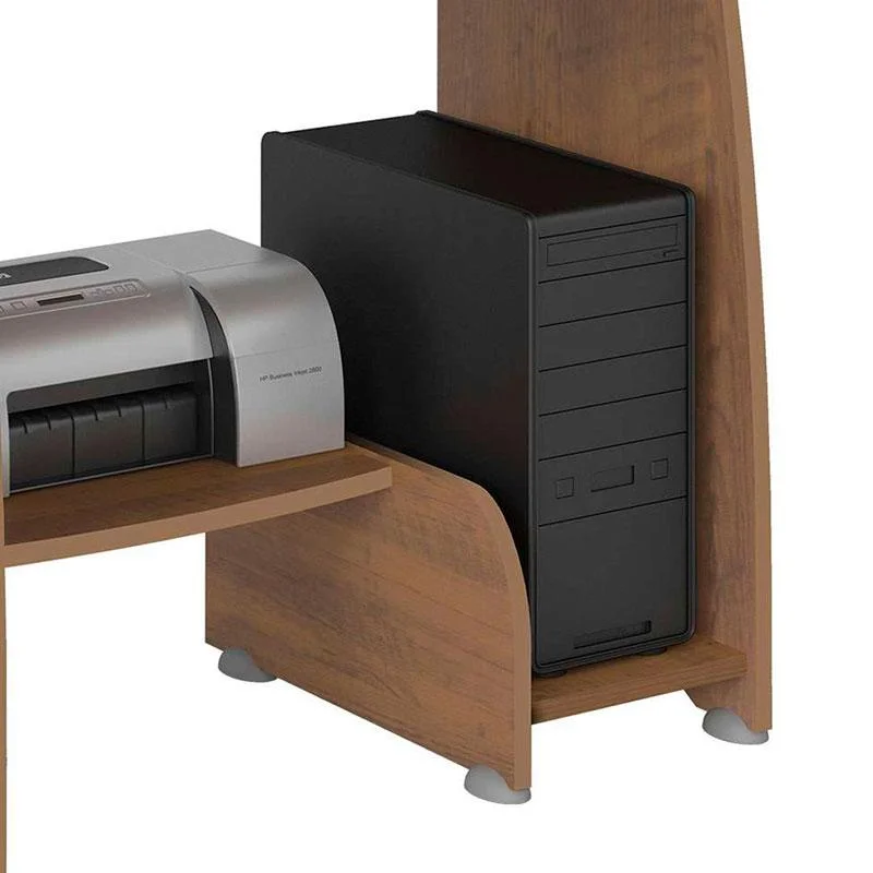 Imagem 5 de 5 do produto Mesa para Computador Artely Pixel, com 3 Prateleiras, Pinho