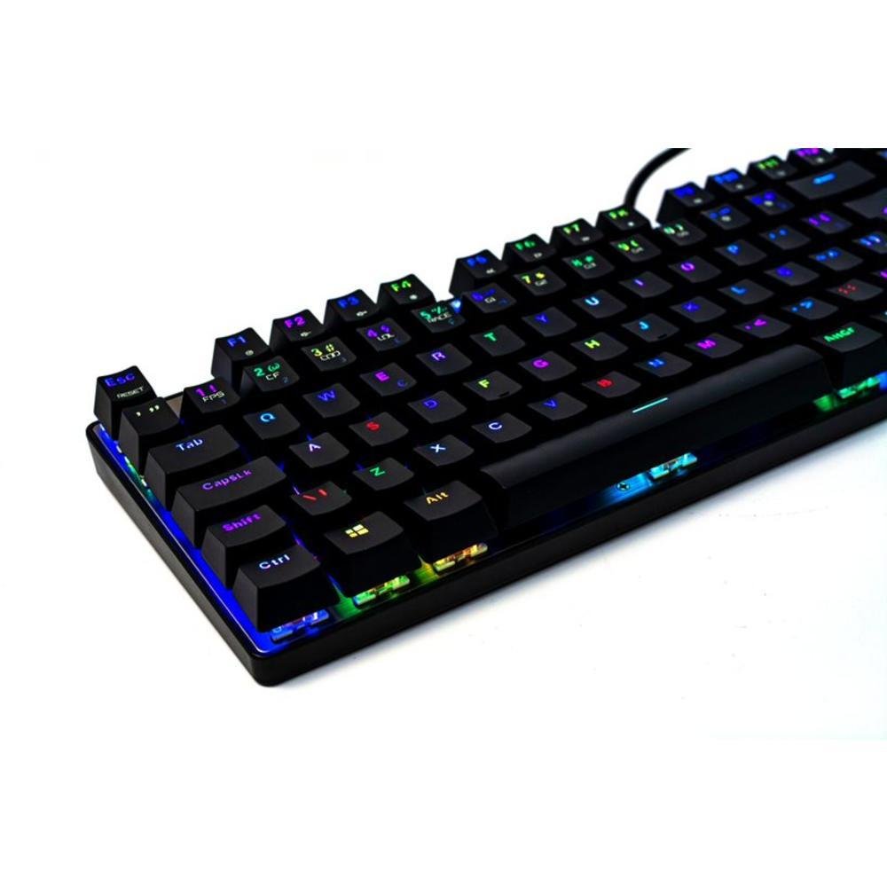 Teclado Motospeed Ck104 Preto Switch Vermelho