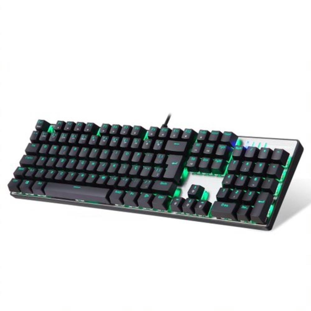 Teclado Motospeed Ck104 Preto Switch Azul Kabum