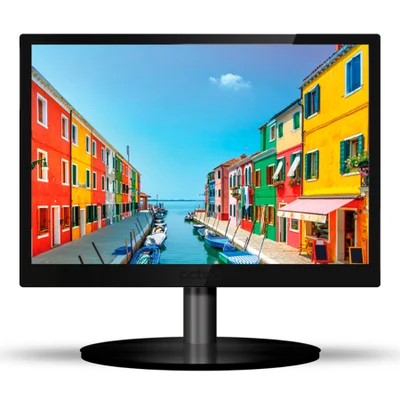Monitor PcTop, Tela 17" Led, 60Hz, HDMI, VGA, Ajuste de Ângulo, Preto - MLP170HDMI