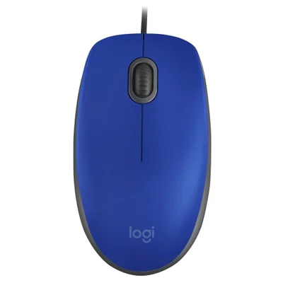 Mouse Com Fio Logitech, M110 Silent, USB, Azul