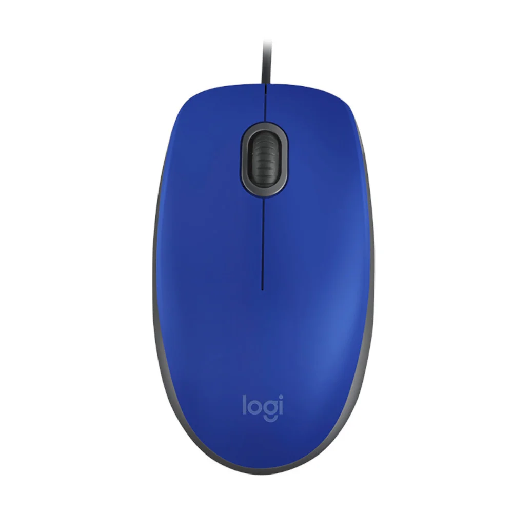 Imagem 2 de 5 do produto Mouse Com Fio Logitech, M110 Silent, USB, Azul