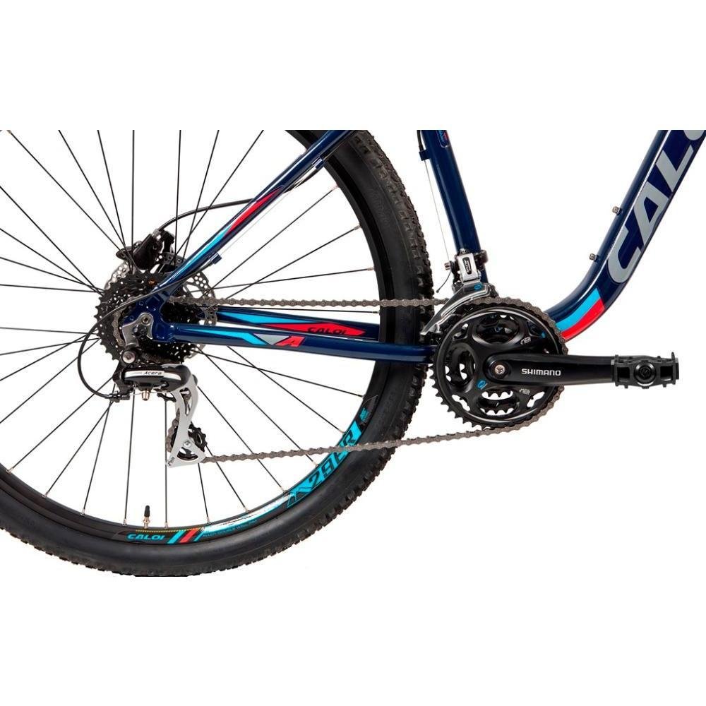 Imagem 3 de 4 do produto Bicicleta Mtb Caloi Atacama Feminina Aro 29 - Susp Diant - 17´´ - 24 Vel - Azul