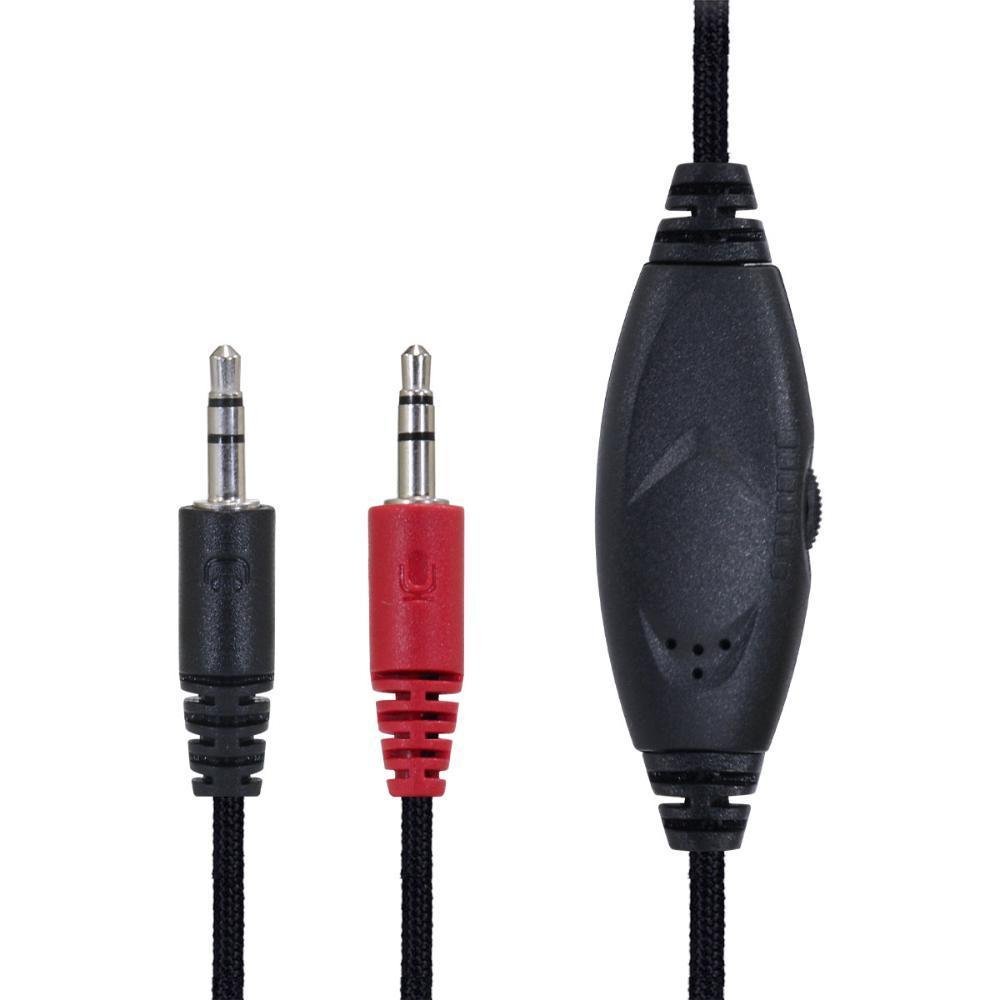 Imagem 3 de 5 do produto Fone Headset Gamer Vx Gaming V Blade Ii P2 Estereo Com Microfone Retratil E Ajuste De Haste - Preto