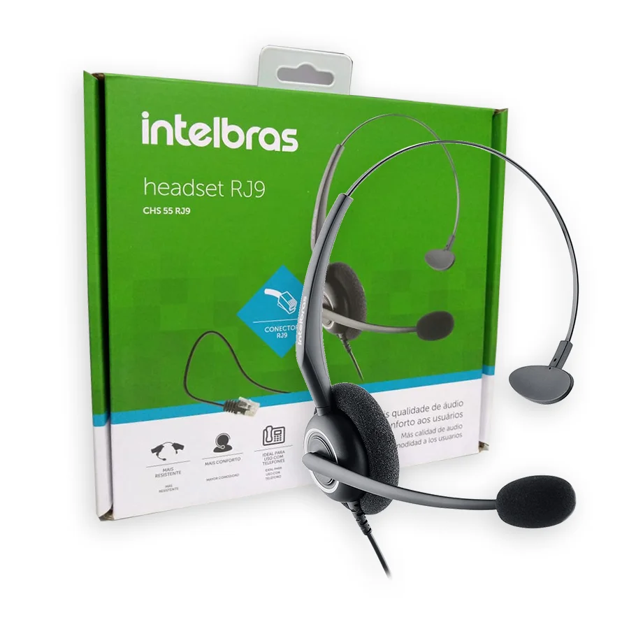 Fone Headset Intelbras CHS 55 RJ9 - 4012145