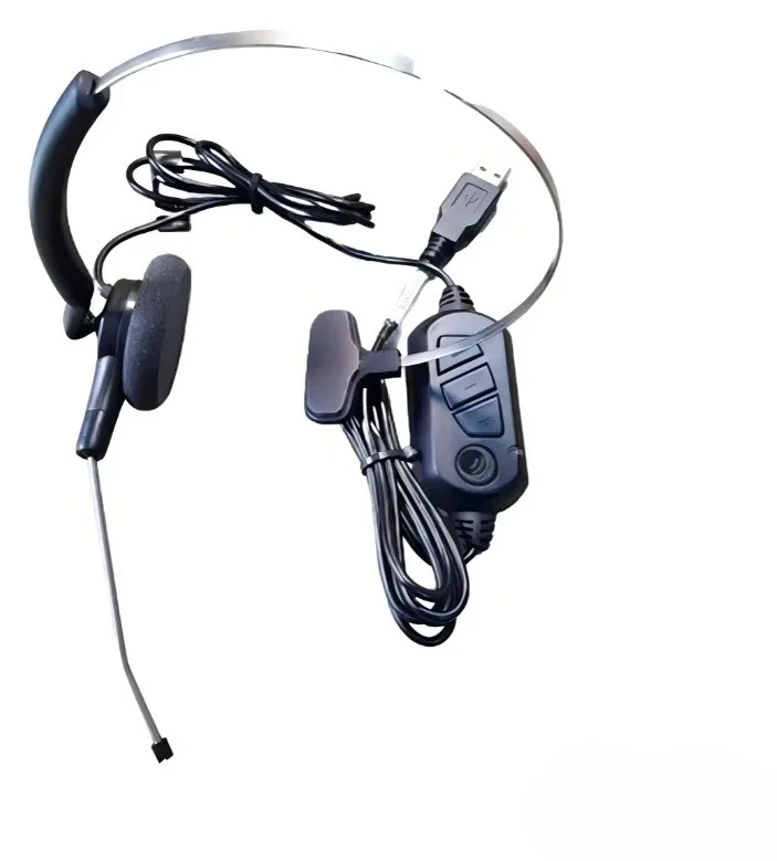 Imagem 2 de 5 do produto Fone Headset Felitron Stile Compact Voip, USB, Preto