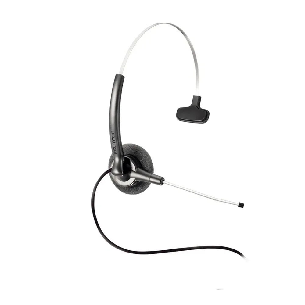 Imagem 4 de 5 do produto Fone Headset Felitron Stile Compact Voip, USB, Preto