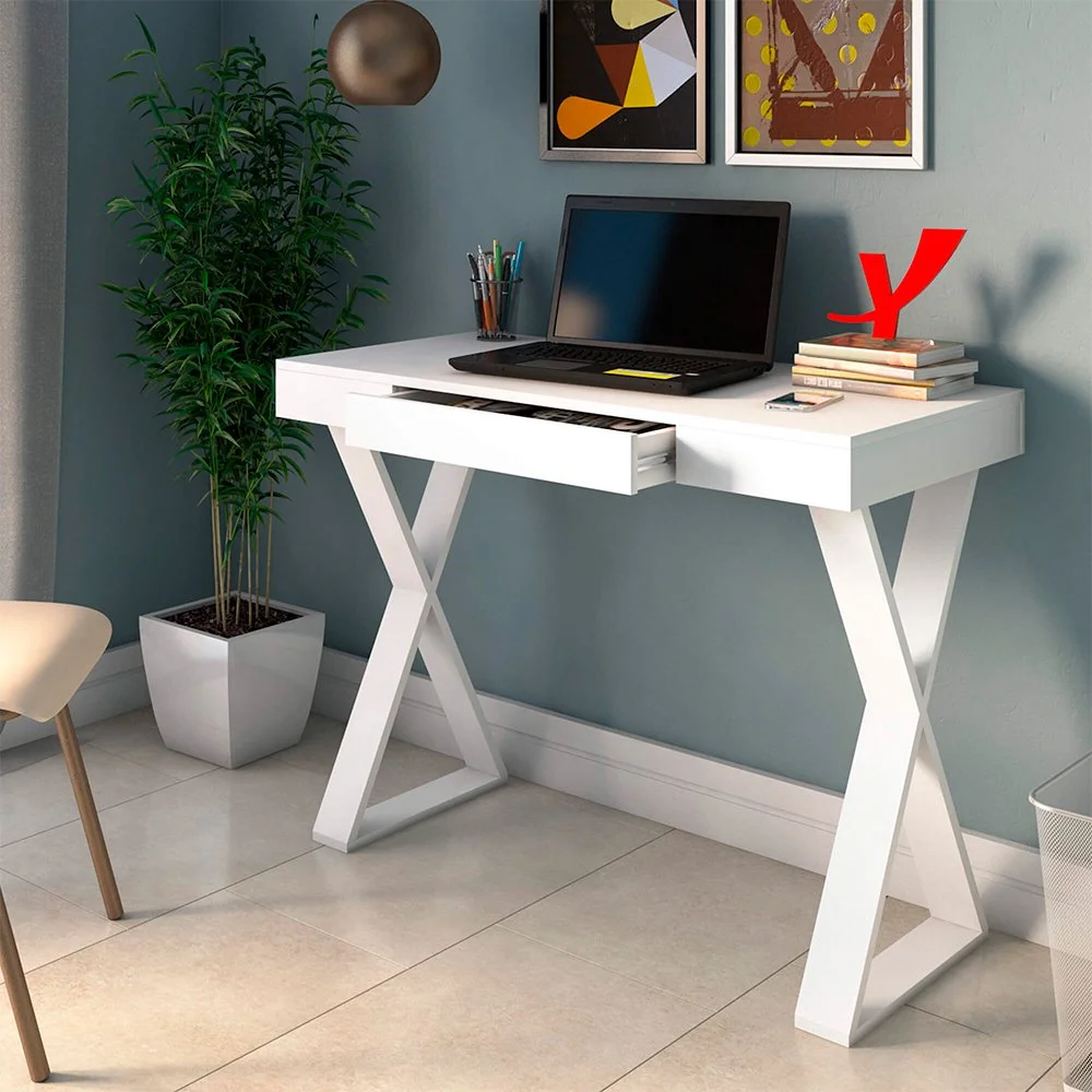 Imagem 3 de 5 do produto Escrivaninha Vezena II 1 Gaveta Artany Materiais de Alta Qualidade