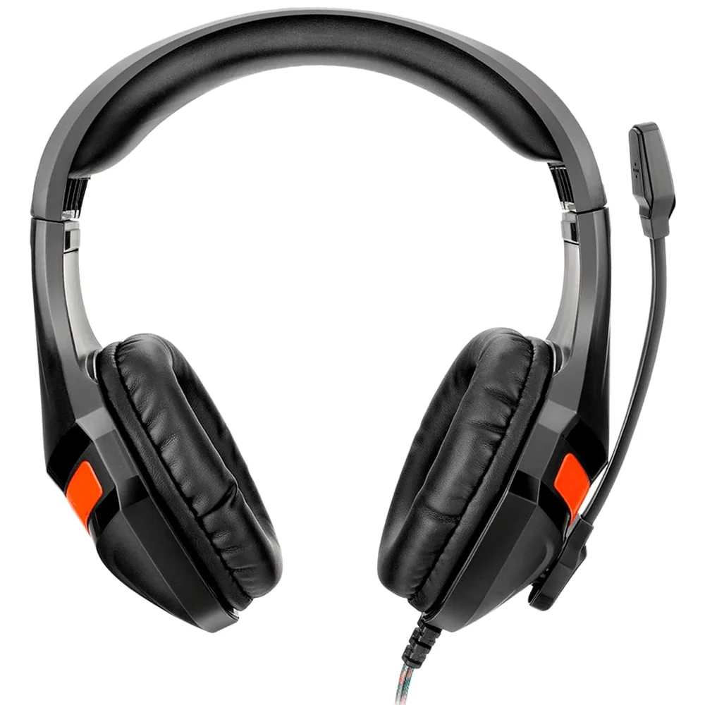 Imagem 3 de 5 do produto Headset Gamer Multi Warrior Ph101, 2.0 Canais, P2, Super Bass, Preto E Vermelho