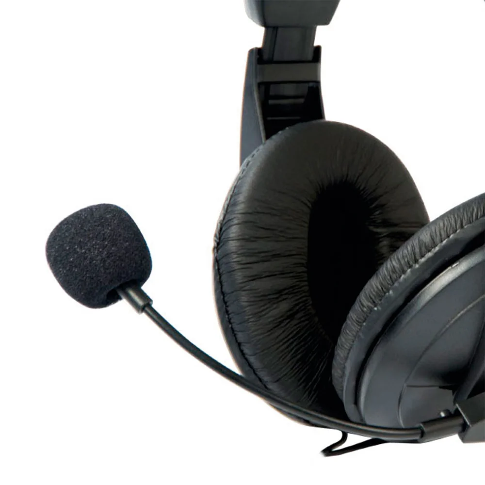 Imagem 5 de 5 do produto Headset C3Tech Voicer Comfort, Microfone Flexível, Volume Integrado, P2, Preto - PH-60BK
