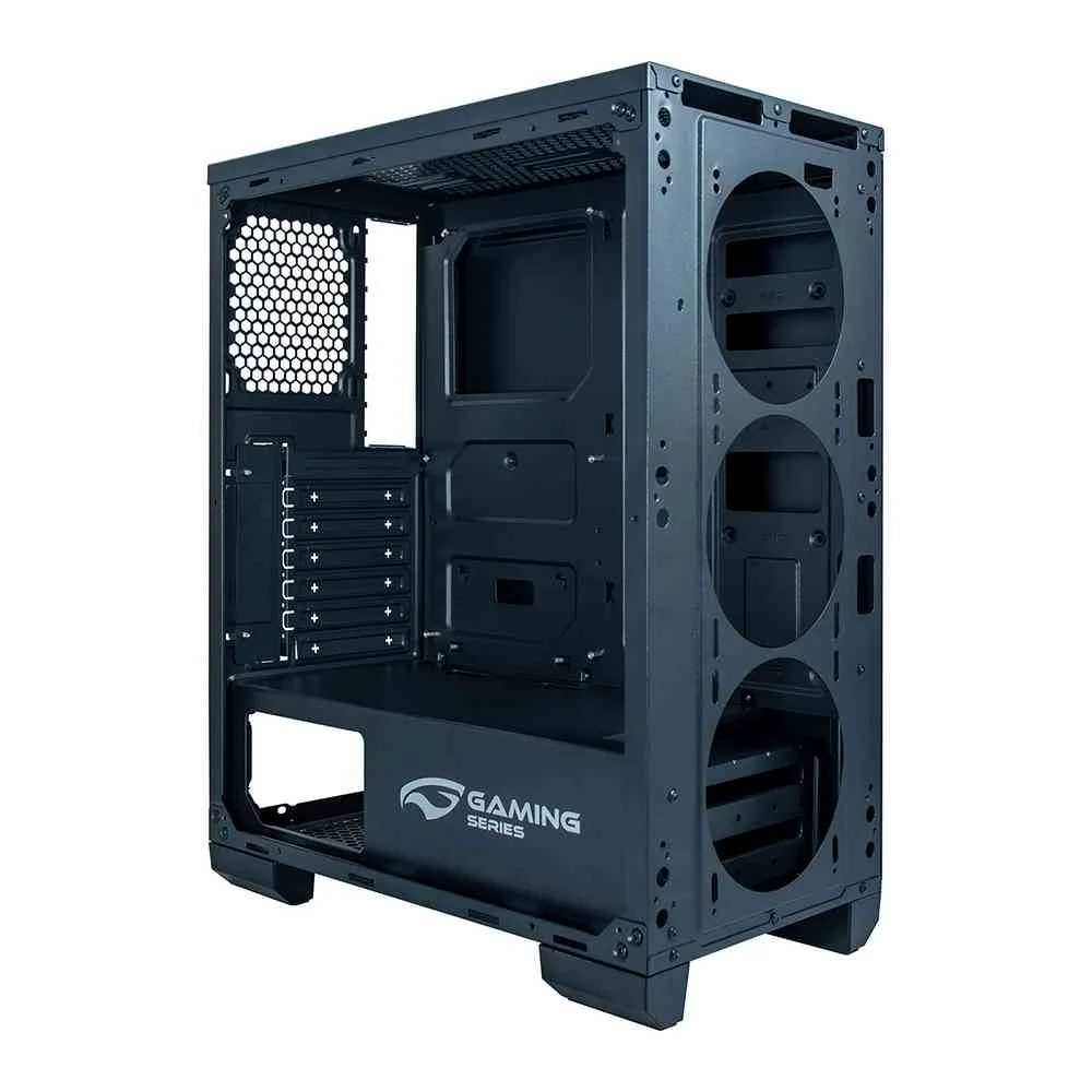 Imagem 4 de 5 do produto Gabinete Gamer, C3tech, Mt-g800bk, Usb 3.0, S/ Fonte, Rgb