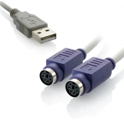 Cabo Conversor Usb Am x ps2F Multi