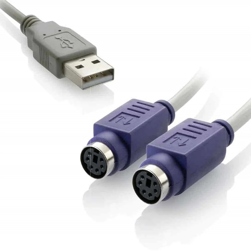 Imagem 2 de 3 do produto Cabo Conversor Usb Am x ps2F Multi