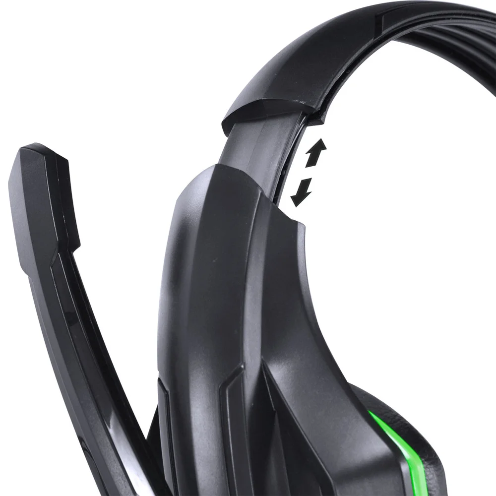 Imagem 4 de 5 do produto Headset Gamer VX Gaming OGMA P2 40mm, com Microfone, Preto e Verde