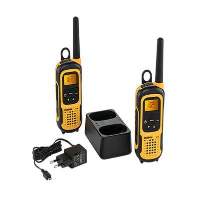 Rádio ComunicadorRC4100 WATER PROOF - (PAR) » Proteção IP67 » 26 canais + 121 subcanais » Utiliza a banda FRS/GMRS* » Compatível com pilhas recarregáv